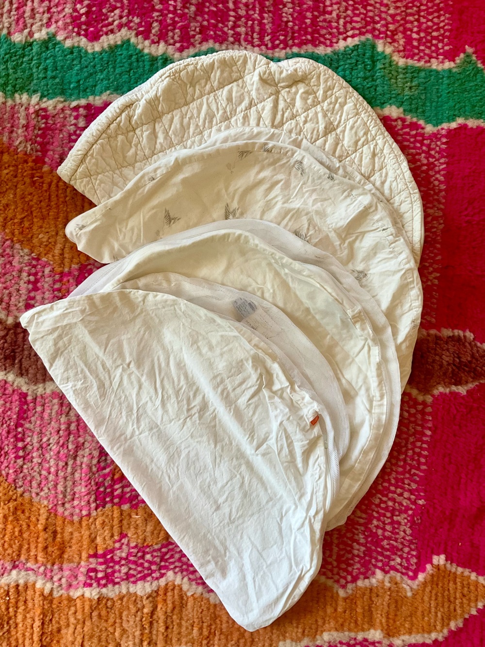 Stokke Mini Sleepi Sheets & Quilted Mattress Cover Lot